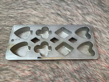 Vintage Wear-ever # 2798 Card suit Baking mold Hearts Diamonds Spades Clubs picture