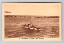 Casablanca, Ship, Transportation, Antique, Vintage Souvenir Postcard picture