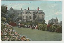 Jamestown Rhode Island view of JP Wetherill Residence local RI scene 1912 POSTED picture