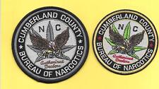 NORTH CAROLINA- 2 CUMBERLAND COUNTY NARCOTIC UNITS-  COLOR  &  SUBDUED-NICE PAIR picture