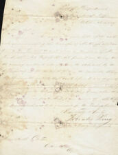 HORATIO KING - MANUSCRIPT LETTER SIGNED 10/16/1857 picture