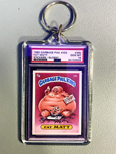 Fat Matt - Garbage Pail Kids - PSA Homage - Mini Slab - GPK Keychain picture