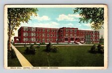 Conway AR-Arkansas, Bruce Hall, Central College, Antique, Vintage Postcard picture