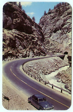 Idaho Springs Colorado Clear Creek Canon Hwy U.S. 6 Vintage Postcard picture