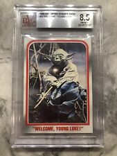 1980 Star Wars Empire Strikes Back🔥YODA🔥59 Welcome, Young Luke BVS BGS 8.5 PSA picture