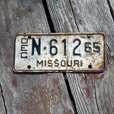 1965 Missouri ??? License Plate (8