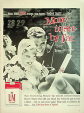 1959 Full Size Color LOOK Magazine Ad - L&M Filters- FC picture