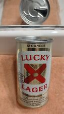 1960s LUCKY LAGER, fan tab beer can, San Francisco, California *Near Mint* picture