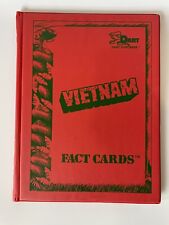 1991 Dart Flipcards Vietnam Fact Cards Album Folder Empty Binder picture