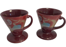 Starbucks Coffee  Mug Set of 2 Cups 1999 French Design picture