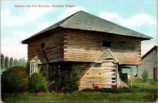Historic Old Fort Sheridan Sheridan Oregon Postcard picture