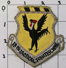 Vietnam War USAF 18th Tactical Fighter Squadron Japanese Made Patch picture