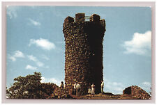 Postcard CT Castle Craig Stone Tower People Ground View Meriden Connecticut    picture