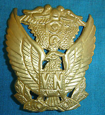 Brass Badge - HAT / CAP - SOUTH VIETNAM AIR FORCE - Officer - VNAF - War - Z.369 picture