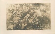 Postcard RPPC C-1918 Alsace Lorriane France dead German soldier miliary 23-11343 picture
