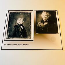 Zachary Taylor Hair Strand Lock Relic Collectible President Americana Rare picture