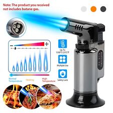 Kitchen Cooking Torch with Lock Adjustable Flame Butane Gas-Refillable for BBQ picture