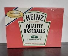 Heinz Ketchup Limited Edition Set of 6 Logo Baseballs w/ COA POP 1 Sealed NIB picture