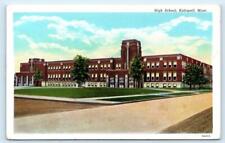 KALISPELL, MT Montana ~ Flathead County ~ HIGH SCHOOL 1941 Curteich Postcard picture