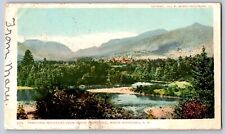 New Hampshire NH - Franconia Mountains From North Woodstock - Vintage Postcard picture