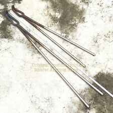 Blacksmith Tongs Set Of 2 Forge Hammer Anvil And Vise Tools picture