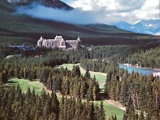 Vintage Postcard, BANFF, AB, CANADA, Banff Springs Hotel & Gold Coarse, Rockies picture