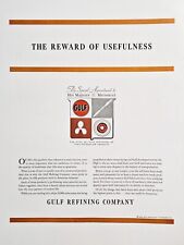 Gulf Refining Company 1934 Vintage Ad, Fine Petroleum Products picture