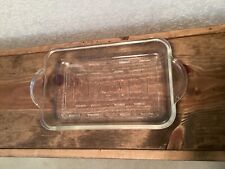Vintage Glasbake Casserole Baking Refrigerator Rectangle Dish Glass 10”x6.5”x2” picture