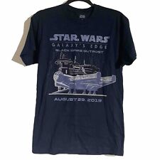 Star Wars Galaxys Edge Opening Black Spire Outpost August 29 2019 T-Shirt Sz S picture