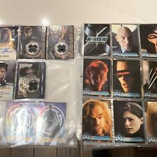 2000 X-Men The Movie: Complete Set Plus Inserts And 2 Autographs And X2 Complete picture