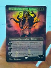 1X FOIL Liliana of the Dark Realms BORDERLESS MINT MTG Magic Secret Lair EDH picture