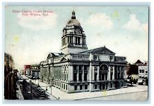 c1910's Allen County Court House Building Fort Wayne Indiana IN Antique Postcard picture