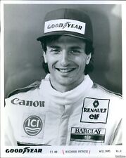 Riccardo Patrese Italian Racing Driver Formula One Grand Prix Wirephoto 8X10 picture