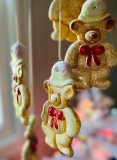 Teddy Bear Ceramic Wind Chime NIB Vintage K-Mart Stores Collectible 1990s picture