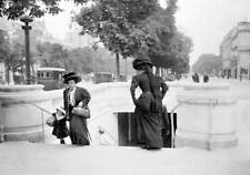 Paris VIIIth district Subway on the Champs-Elysees 1909 OLD PHOTO picture