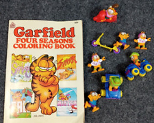 Lot Of Garfield PVC Figurine United Feature Jim Davis 1984 coloring BK 12 picture