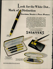 1948 Sheaffer's Pen Look For The White Dot $17.50 Vintage Print Ad 3855 picture