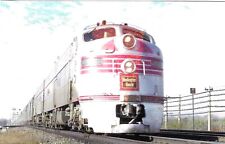 Train Railroad Chrome Postcard C24 E-ha EMD Twin-Engine 2250hp E8 Diesel picture