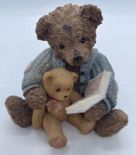 NEW CHERISHED TEDDIES #644358F BAXTER & FRIEND OLDER BEAR READING TO YOUNGER ONE picture
