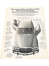 1976 Mercedes Benz 450SE S-Class 2-page  Vintage Advertisement Car Print Ad J409 picture