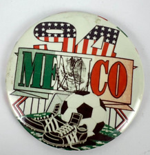 1994 World Cup Mexico Vintage Pinback Button Advertisement Flair picture