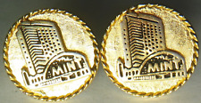 🎰 Las Vegas The MINT Hotel & Casino employee cufflinks advertising (pin#78) picture