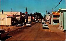 Postcard Business District in Ilwaco, Washington~135344 picture