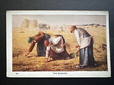 THE GLEANERS  Vintage Art Print Women Gathering Hay Postcard H36 picture