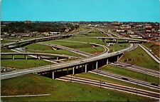 Giant I-20, I-75, I-85 Interchange, Atlanta, Georgia,  Aerial View Postcard KA15 picture