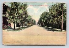 Elkhart Indiana Second Street Downtown Streetview Scenic Houses DB Postcard picture