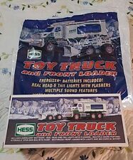 Hess 2008 Toy Truck and Front Loader NEW IN BOX & ORIGINAL BAG  picture