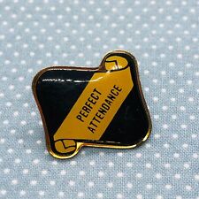 Vtg 95/96 Perfect Attendance Student Award Lapel Pin picture