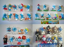 THE SMURFS COLLECTION - ALL 4 KINDER SURPRISE FIGURES SETS PEYO FIGURINES picture