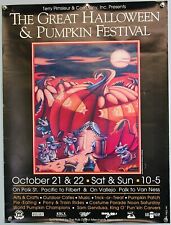 San Fransisco Halloween Poster The Great Halloween And Pumpkin Festival 1995 picture